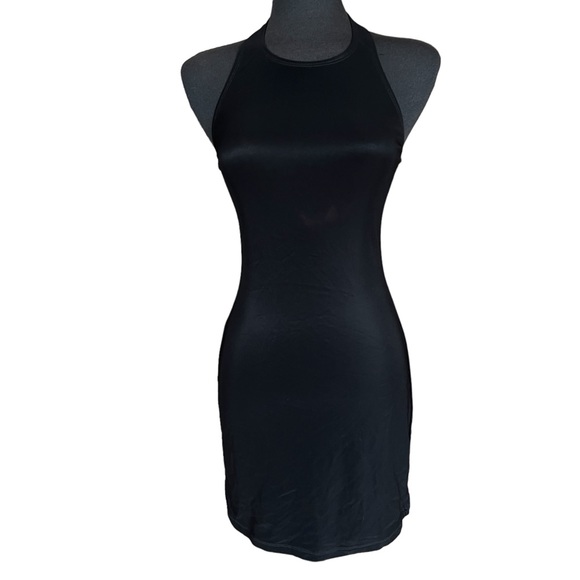 CARABELLA COLLECTION Vintage Bodycon Dress Strappy Back Size Medium EUC - Picture 1 of 8